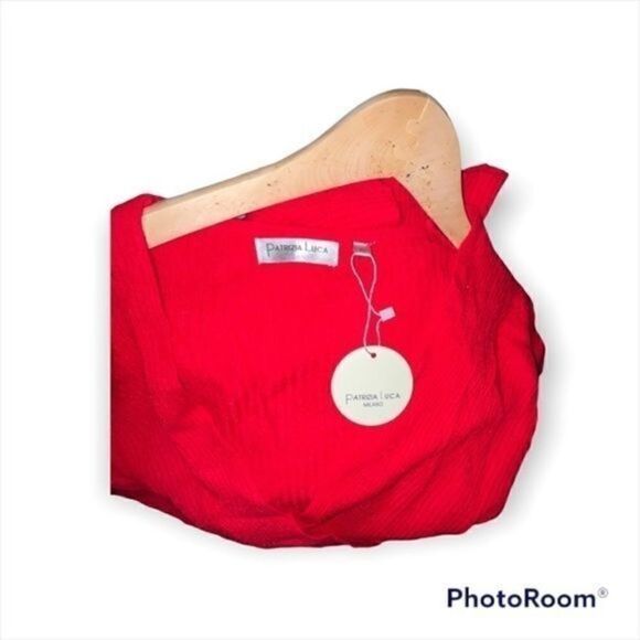 Patrizia Luca Solid Faux Wrap Sweater new with tags size large from Nordstrom - Picture 6 of 6